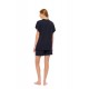 SN-204 - Cosmos Blue - PYJAMA SHORTS BAMBOO NOS- (SN-204)