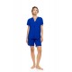 SN-204 - Indigo Blue - PYJAMA SHORTS BAMBOO NOS- (SN-204)