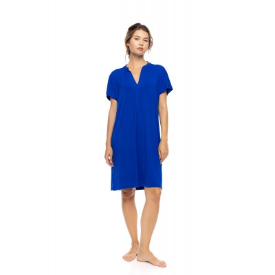 SN-205 - Indigo Blue - NIGHTGOWN BAMBOO NOS- (SN-205)
