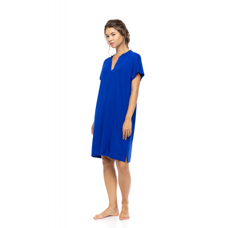 SN-205 - Indigo Blue - NIGHTGOWN BAMBOO NOS- (SN-205) SN-205 - Indigo Blue - NIGHTGOWN BAMBOO NOS- (SN-205)