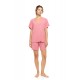 SN-206 - Peach Pink - PYJAMA SHORTS BAMBOO NOS- (SN-206) SN-206 - Peach Pink - PYJAMA SHORTS BAMBOO NOS- (SN-206)