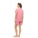 SN-206 - Peach Pink - PYJAMA SHORTS BAMBOO NOS- (SN-206) SN-206 - Peach Pink - PYJAMA SHORTS BAMBOO NOS- (SN-206)