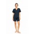 SN-206 - Yacht Blue - PYJAMA SHORTS BAMBOO NOS- (SN-206)