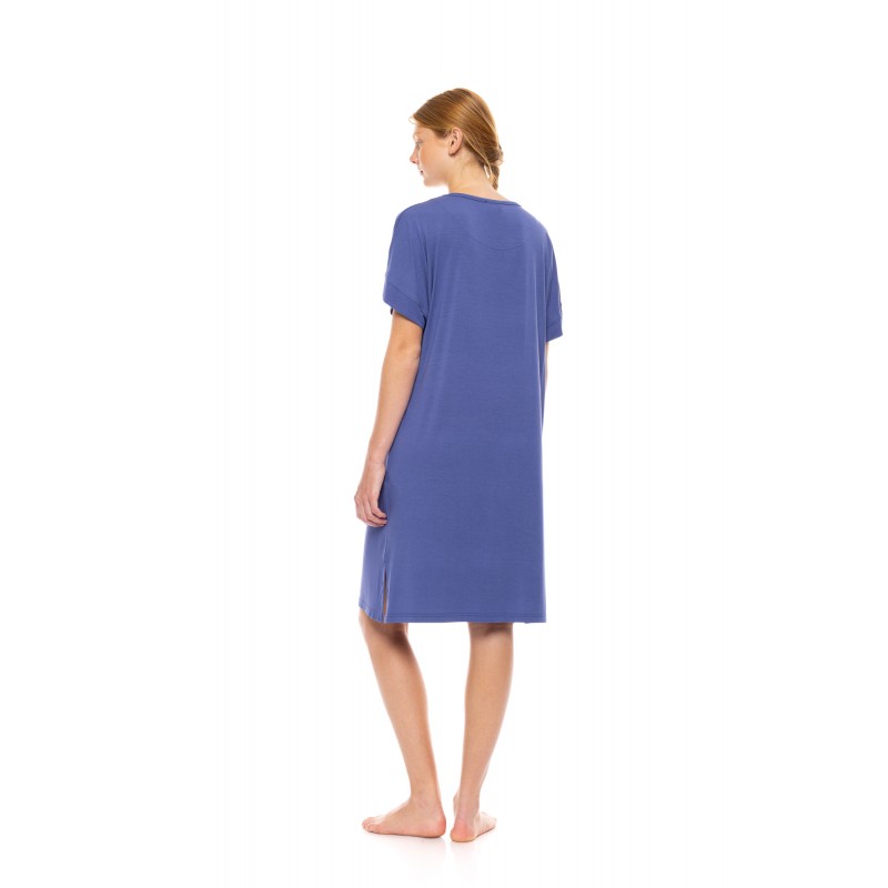 SN-207 - Cosmos Blue - NIGHTGWON BAMBOO NOS- (SN-207) SN-207 - Cosmos Blue - NIGHTGWON BAMBOO NOS- (SN-207)