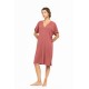 SN-207 - Peach Pink - NIGHTGWON BAMBOO NOS- (SN-207) SN-207 - Peach Pink - NIGHTGWON BAMBOO NOS- (SN-207)