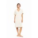 SN-207 - White - NIGHTGWON BAMBOO NOS- (SN-207)