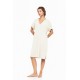 SN-207 - White - NIGHTGWON BAMBOO NOS- (SN-207)