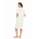 SN-207 - White - NIGHTGWON BAMBOO NOS- (SN-207)