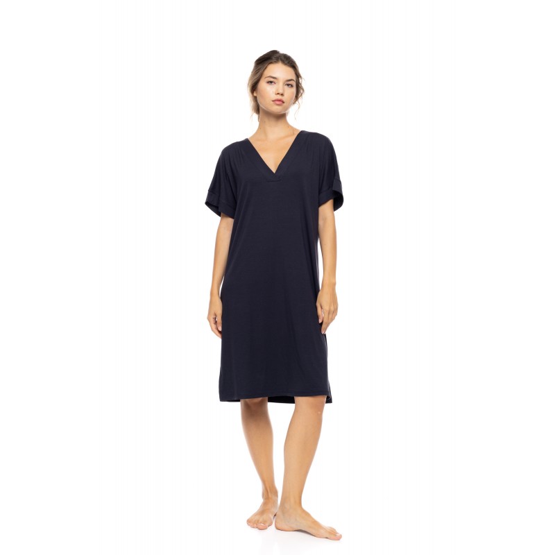 SN-207 - Yacht Blue - NIGHTGWON BAMBOO NOS- (SN-207)