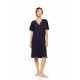 SN-207 - Yacht Blue - NIGHTGWON BAMBOO NOS- (SN-207)