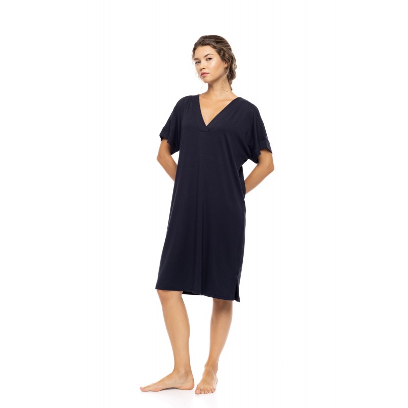 SN-207 - Yacht Blue - NIGHTGWON BAMBOO NOS- (SN-207)