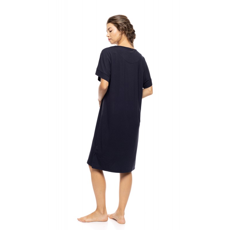 SN-207 - Yacht Blue - NIGHTGWON BAMBOO NOS- (SN-207)