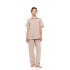 SN-221 - Indigo Blue - PYJAMA BUTTONED LONG PANTS SUMMER NIGHTS- (SN-221)