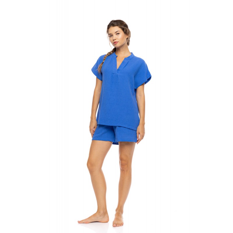 SN-223 - Indigo Blue - LOUNGEWEAR SUMMER NIGHTS- (SN-223)
