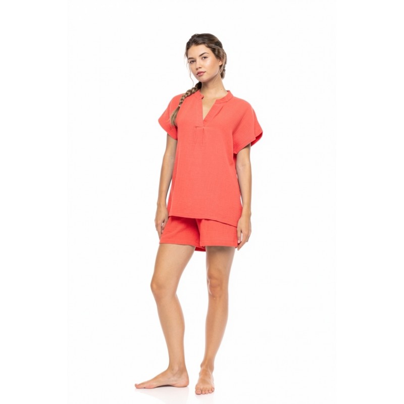 SN-223 - Coral - LOUNGEWEAR SUMMER NIGHTS- (SN-223)