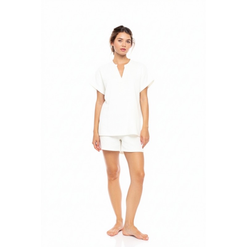 SN-223 - White - LOUNGEWEAR SUMMER NIGHTS- (SN-223) SN-223 - White - LOUNGEWEAR SUMMER NIGHTS- (SN-223)