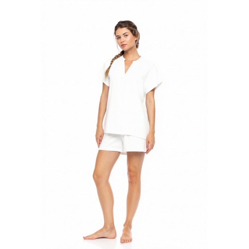 SN-223 - White - LOUNGEWEAR SUMMER NIGHTS- (SN-223) SN-223 - White - LOUNGEWEAR SUMMER NIGHTS- (SN-223)