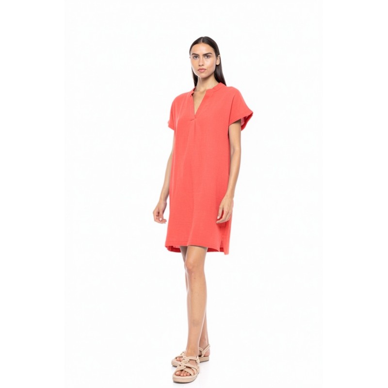 SN-224 - Coral - DRESS SUMMER NIGHTS- (SN-224) SN-224 - Coral - DRESS SUMMER NIGHTS- (SN-224)