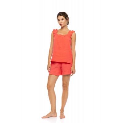 SN-225 - Coral - BABYDOLL SUMMER NIGHTS- (SN-225)