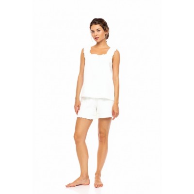 SN-225 - White - BABYDOLL SUMMER NIGHTS- (SN-225)