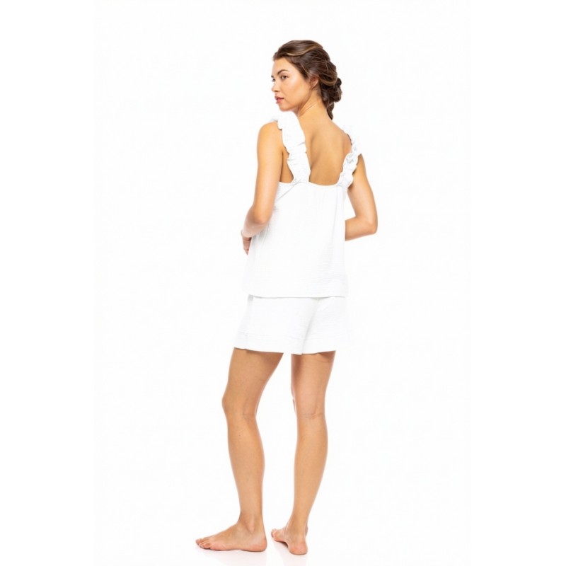 SN-225 - White - BABYDOLL SUMMER NIGHTS- (SN-225) SN-225 - White - BABYDOLL SUMMER NIGHTS- (SN-225)