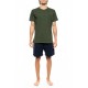 SN-M100 - Oil Green - PYJAMA NOS T-SHIRT- (SN-M100)