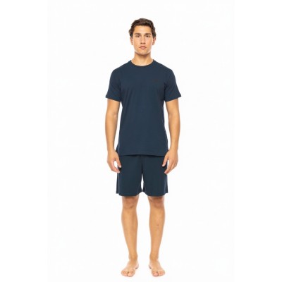 SN-M100 - Yacht Blue - PYJAMA NOS T-SHIRT- (SN-M100)