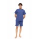 SN-M112 - Indigo Blue - PYJAMA JACQUARD ROUNDNECK- (SN-M112) SN-M112 - Indigo Blue - PYJAMA JACQUARD ROUNDNECK- (SN-M112)