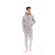 W-M615 - Black - TRUCKSUIT ZIPPER GREY- (W-M615) W-M615 - Black - TRUCKSUIT ZIPPER GREY- (W-M615)