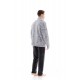 W-M643 - Type - ROBE ZACKET JAQUARD GREY- (W-M643) W-M643 - Type - ROBE ZACKET JAQUARD GREY- (W-M643)