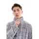 W-M643 - Type - ROBE ZACKET JAQUARD GREY- (W-M643) W-M643 - Type - ROBE ZACKET JAQUARD GREY- (W-M643)