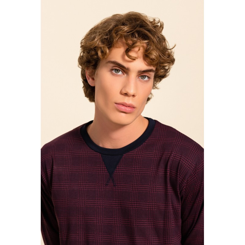 W-M679 - Type - PYJAMA BORDO PLAID- (W-M679) W-M679 - Type - PYJAMA BORDO PLAID- (W-M679)