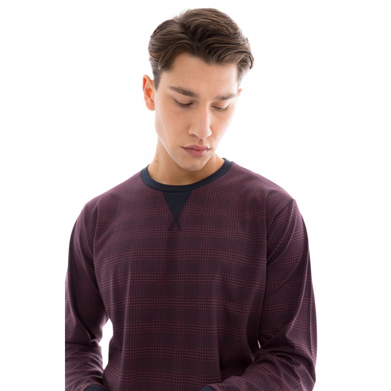 W-M679 - Type - PYJAMA BORDO PLAID- (W-M679) W-M679 - Type - PYJAMA BORDO PLAID- (W-M679)
