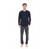 W-M700 - Type - PYJAMA JACQUARD BLUE GREY PLAID- (W-M700)