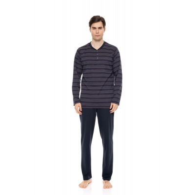 W-M717 - Type - PYJAMA JACQUARD STRIPES- (W-M717)