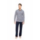 W-M771 - Type - PYJAMA JACQUARD HENRY STRIPES- (W-M771) W-M771 - Type - PYJAMA JACQUARD HENRY STRIPES- (W-M771)