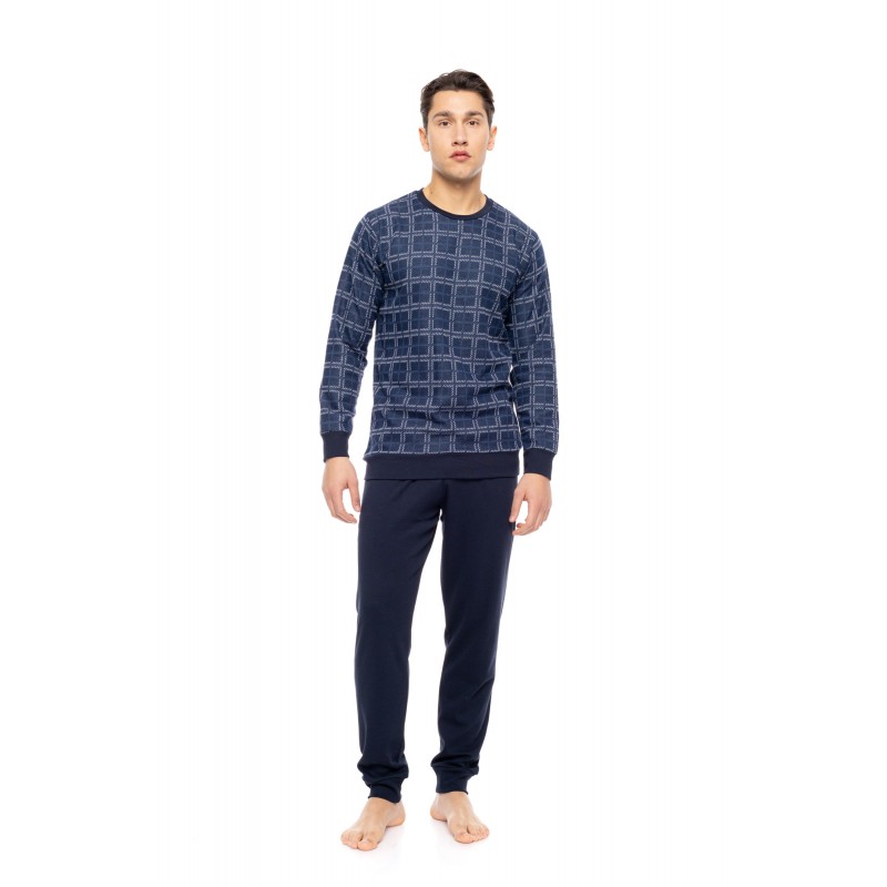 W-M776 - Type - PYJAMA JACQUARD DENIM PLAID- (W-M776)