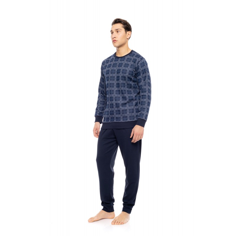 W-M776 - Type - PYJAMA JACQUARD DENIM PLAID- (W-M776)