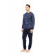 W-M776 - Type - PYJAMA JACQUARD DENIM PLAID- (W-M776)