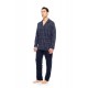W-M779 - Type - PYJAMA BUTTONED JACQUARD SAND BLUE PLAID- (W-M779) W-M779 - Type - PYJAMA BUTTONED JACQUARD SAND BLUE PLAID- (W-M779)