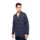 W-M779 - Type - PYJAMA BUTTONED JACQUARD SAND BLUE PLAID- (W-M779) W-M779 - Type - PYJAMA BUTTONED JACQUARD SAND BLUE PLAID- (W-M779)
