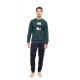 W-M784 - Dark Green - PYJAMA JACQUARD PINE GREEN PLAID- (W-M784) W-M784 - Dark Green - PYJAMA JACQUARD PINE GREEN PLAID- (W-M784)