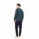 W-M784 - Dark Green - PYJAMA JACQUARD PINE GREEN PLAID- (W-M784) W-M784 - Dark Green - PYJAMA JACQUARD PINE GREEN PLAID- (W-M784)