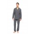 W-M794 - Type - PYJAMA BUTTONED STONE GREY STRIPES- (W-M794)