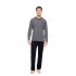 W-M795 - Type - PYJAMA STONE GREY STRIPES- (W-M795)