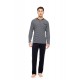 W-M795 - Type - PYJAMA STONE GREY STRIPES- (W-M795) W-M795 - Type - PYJAMA STONE GREY STRIPES- (W-M795)
