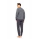 W-M796 - Type - PYJAMA STONE GREY STRIPES- (W-M796)