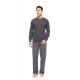 W-M797 - Type - PYJAMA STONE GREY STRIPES- (W-M797)