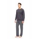 W-M797 - Type - PYJAMA STONE GREY STRIPES- (W-M797)