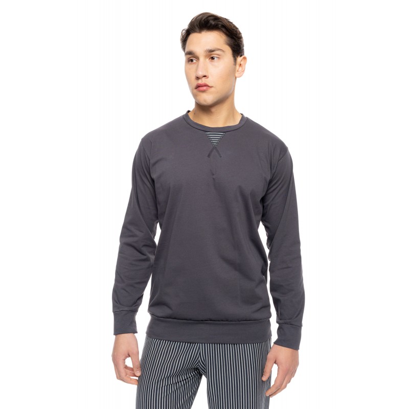 W-M797 - Type - PYJAMA STONE GREY STRIPES- (W-M797)
